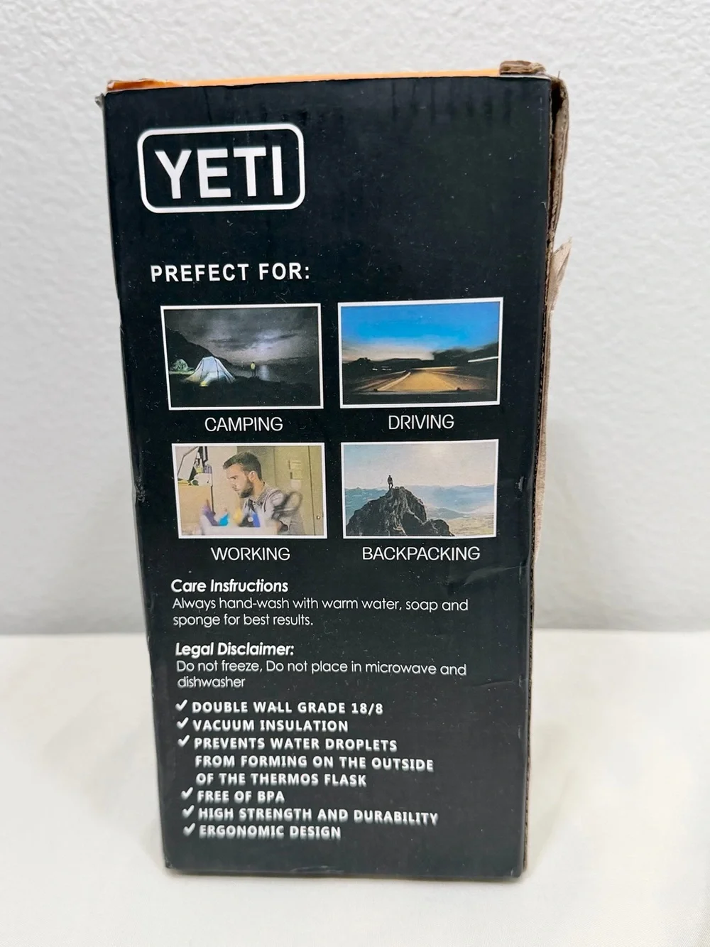 NWT Yeti Purple Rambler 30oz Tumbler Stainless Rim Insulation Hot Cold Drink Mug